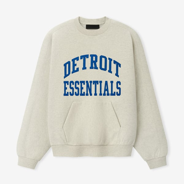 Detroit Lions Fear of God x NFL Unisex 90s Relaxed Sweatshirt - Oatmeal | Fanatics