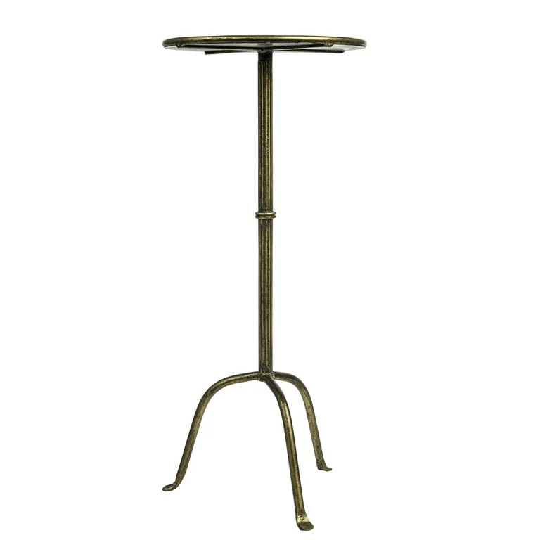 Creative Co-Op Metal Martini Cocktail Table, Antique Brass | Walmart (US)