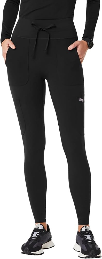 FIGS Seville High Waisted ScrubLegging for Women — Slim Fit Scrub Pant Legging, 6 Pockets, Form... | Amazon (US)