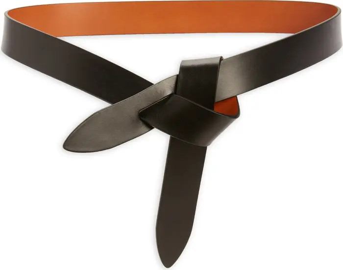 Isabel Marant Lecce Knotted Metallic Leather Belt | Nordstrom | Nordstrom