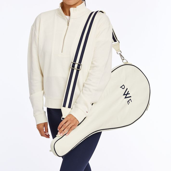 Sporty Stripe Tennis Racket Cover | Mark and Graham