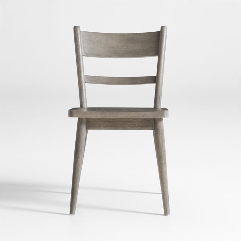 Arno Light Brown Wood Side Chair + Reviews | Crate & Barrel | Crate & Barrel