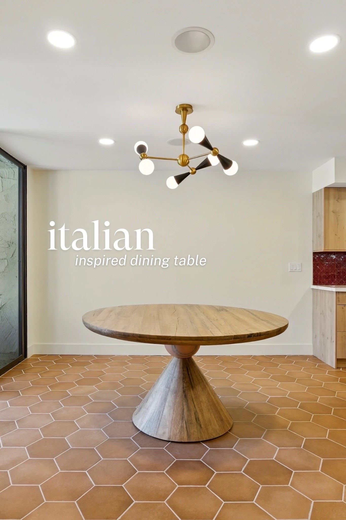 This Italian inspired round dining room table is an absolute beaut, as shown in our Palm Springs project. That blush marble sphere is the most stunning detail. And the Jonathan Adler chandelier is the cherry on top.

#LTKHome