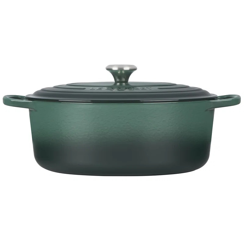 Le Creuset Signature Enameled Cast Iron Oval Dutch Oven with Lid | Wayfair North America