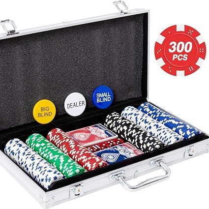 Yinlo Poker Chip Set - 200PCS / 300PCS Poker Set with Aluminum Case, 11.5 Gram Casino Chips for T... | Amazon (US)