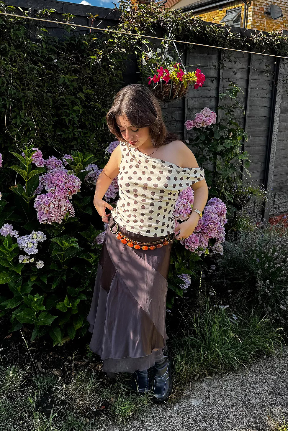 Silence + Noise Fia Spot Netz Top | Urban Outfitters (EU)