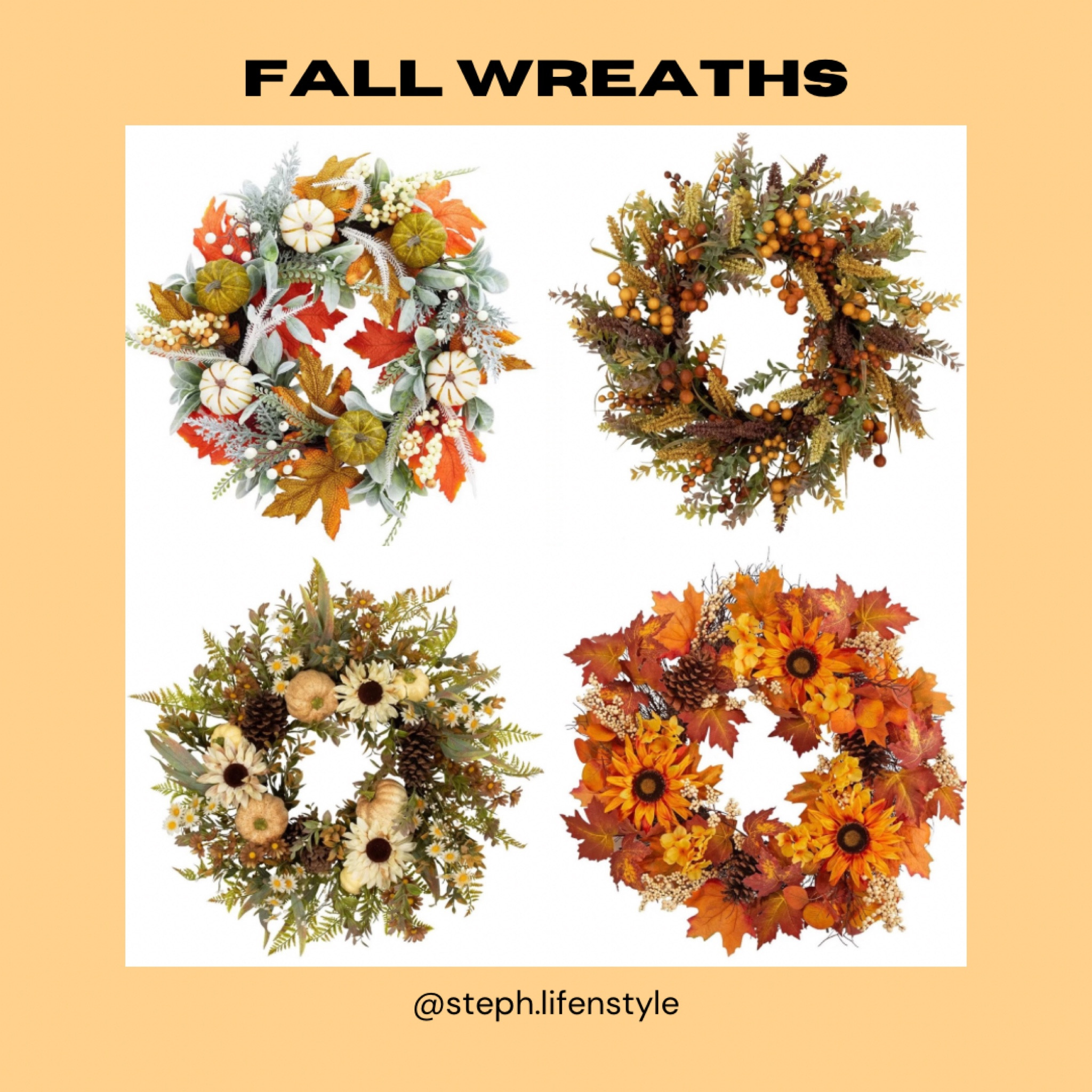 Some of my favorite fall wreaths!🍁

#LTKHome #LTKSeasonal