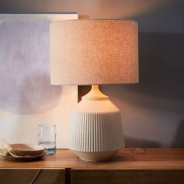 Roar & Rabbit™ Ripple Ceramic Table Lamp | West Elm (US)