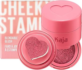 Kaja Blush - Cheeky Stamp | Gift, 7 Shades, Buildable & Blendable Shade with Heart-shaped Applica... | Amazon (US)