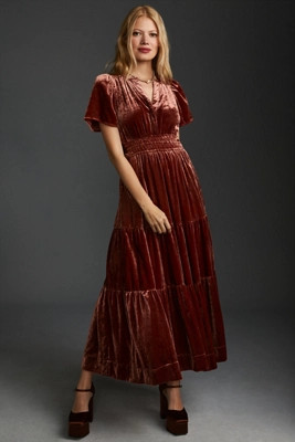 The Somerset Maxi Dress: Velvet Edition | Anthropologie (US)