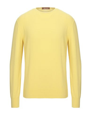 Obvious Basic Man Sweater Yellow Size L Cotton | YOOX (US)
