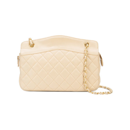 Chanel Vintage quilted shoulder bag - Nude & Neutrals | Farfetch EU