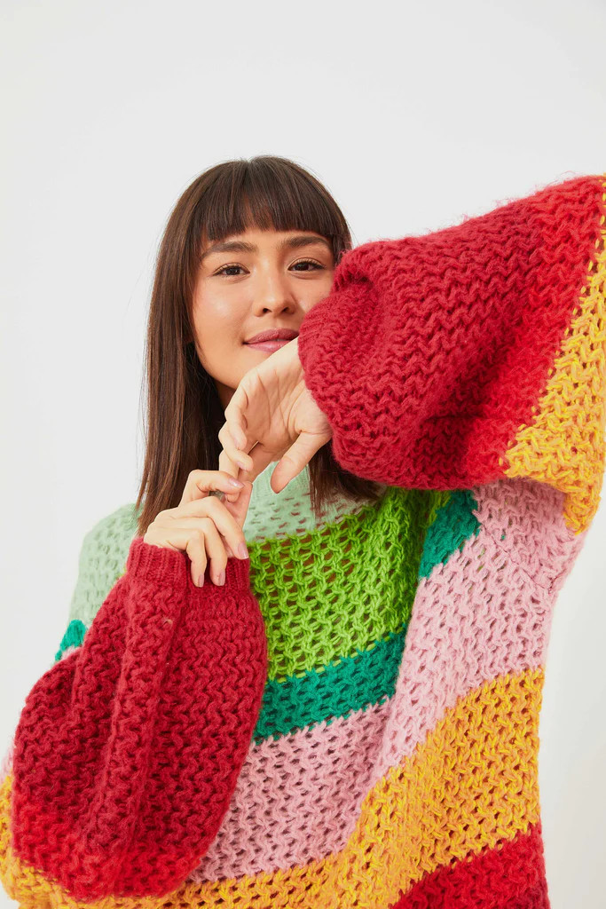 rainbow sweater | FarmRio (US)