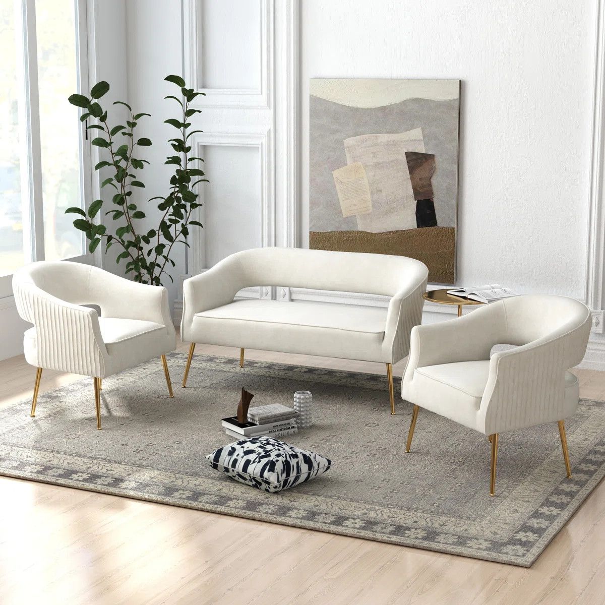 Chynna 3 - Piece Living Room Set | Wayfair North America