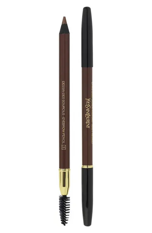 Yves Saint Laurent Eyebrow Pencil in 002 Dark Brown at Nordstrom | Nordstrom