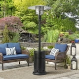 Mainstays 48,000 BTU Freestanding Metal Propane Patio Heater, Black | Walmart (US)