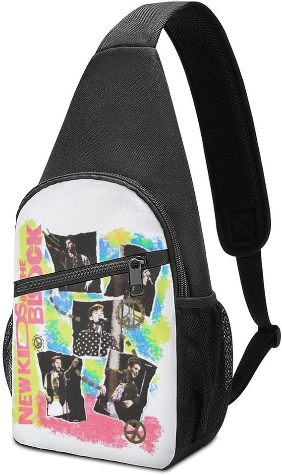OIELKON New-Kids On The-Block Crossbody Sling Backpack Travel Hiking Chest Bag Daypack | Amazon (US)