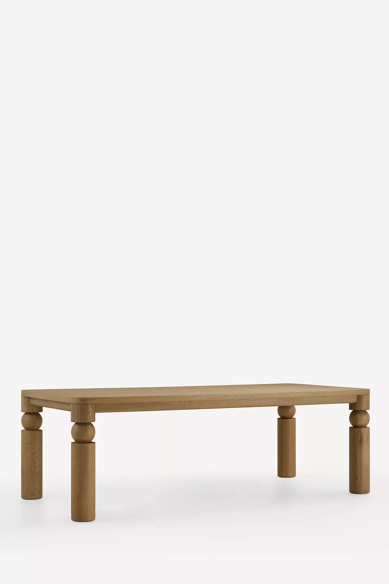 Cas Rectangular Turned Wood Dining Table | Anthropologie (US)