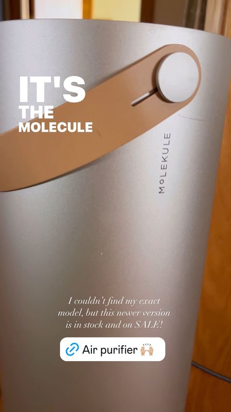 This 👏🏻is👏🏻it👏🏻! Hands-down, the best investment for our home. If you’re looking to get rid of Allergens, Smoke, Mold, Bacteria, Viruses & Pollutants for Clean Air! The Molukule is it! I’ve had mine for three years and absolutely love it! 

You just change the filter once every six months and the interior filter once a year. There are multiple different sizes for different size rooms.

#LTKHome #LTKSaleAlert #LTKFamily
