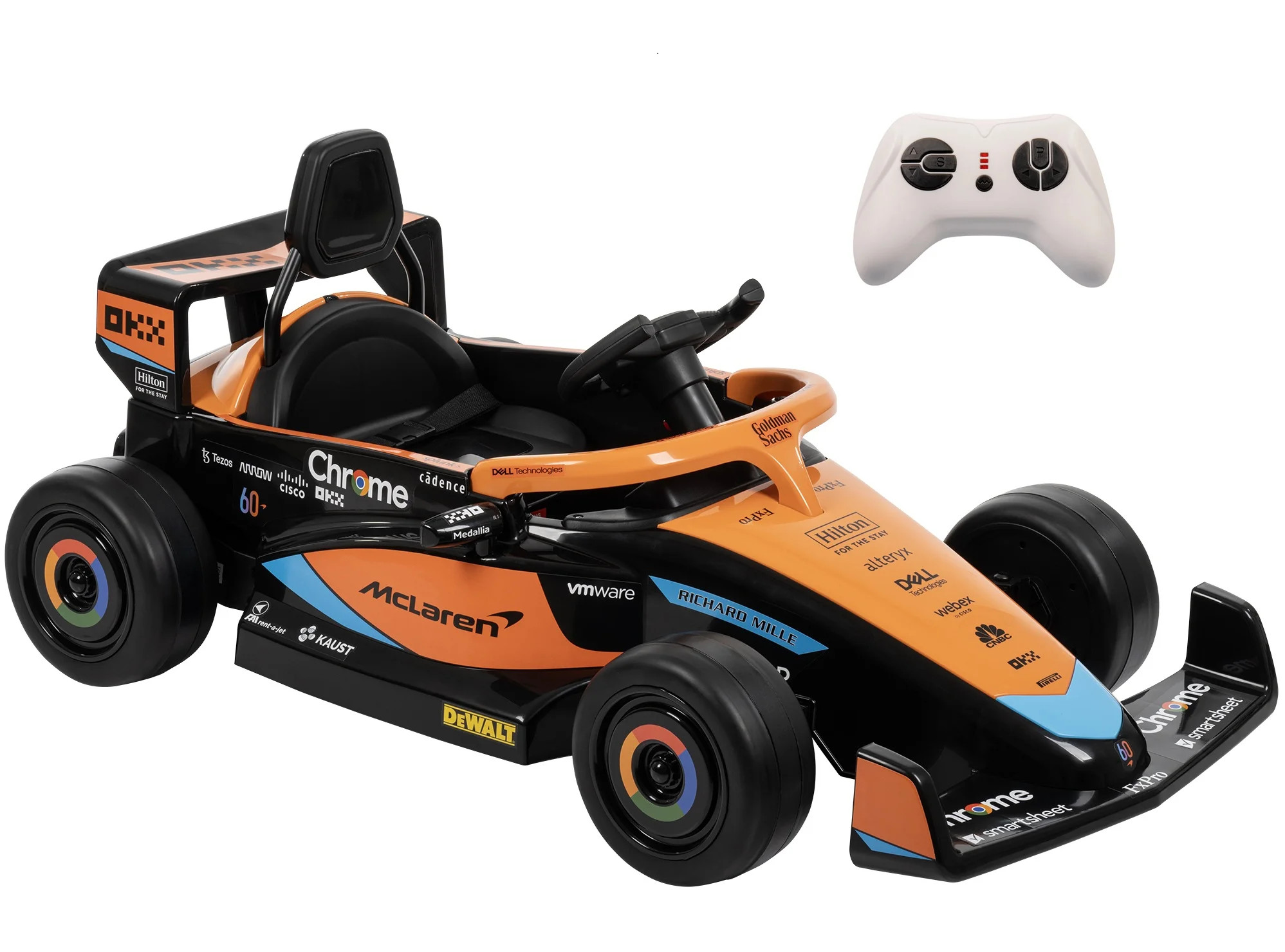 Huffy 12V McLaren Formula 1 Kids Ride-On Car with Remote Control, Ages 3–5, Black - One Unit | Walmart (US)