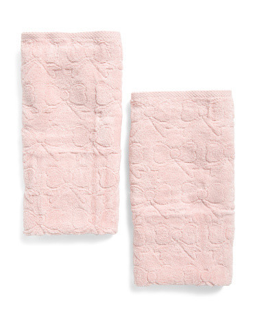 2pk Bundle Of Bows Hand Towels | Cotton | Marshalls