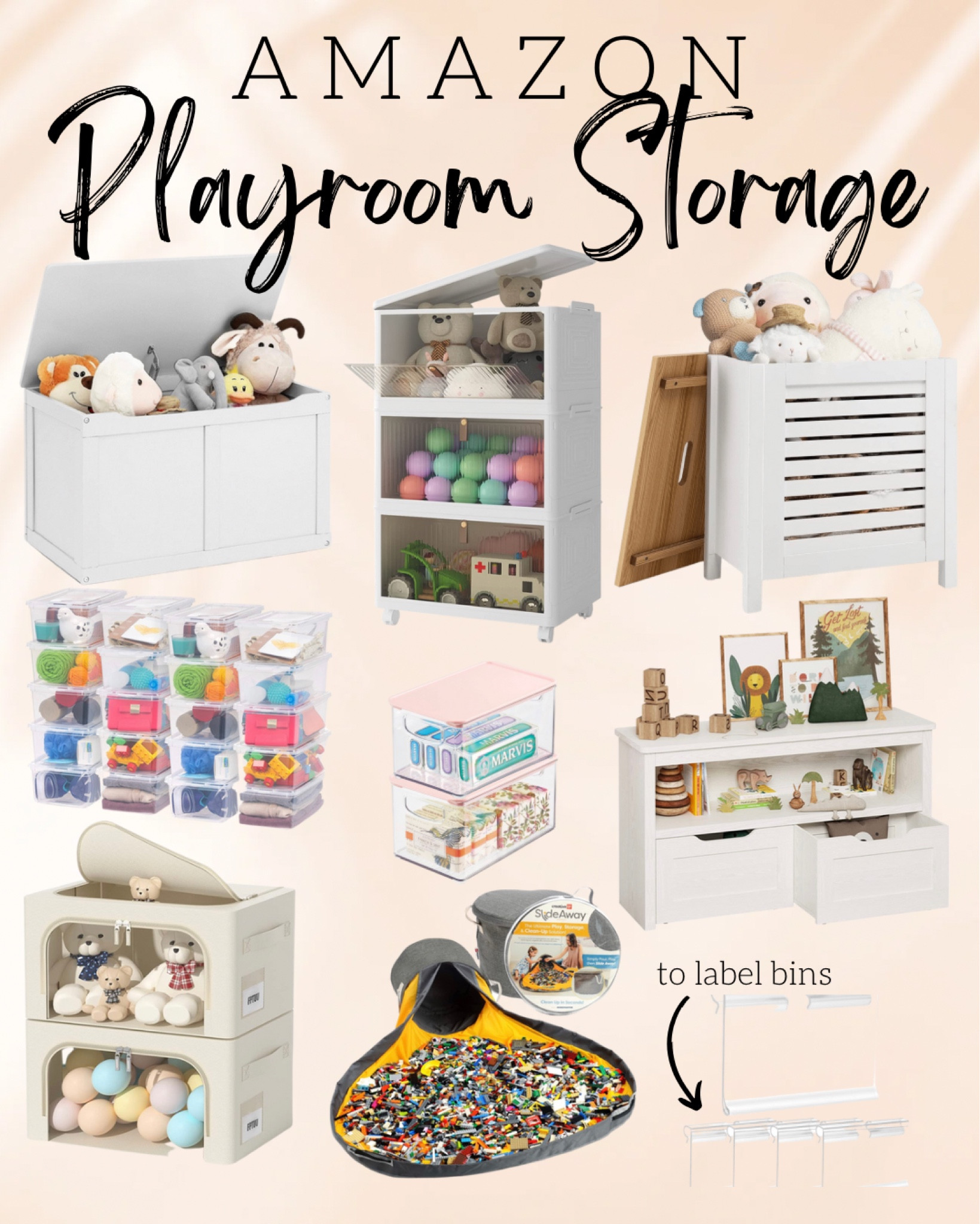 Playroom Storage. Toy Storage. Toy Organization. Playroom Toy Organization. Baby Toddler Room Organization. 

#LTKkids #LTKfamily #LTKhome