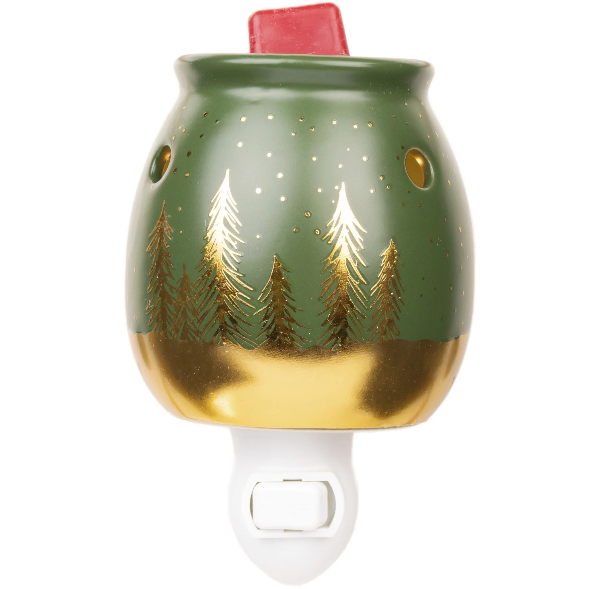 Better Homes & Gardens Accent Warmer, Gold Pine Forest | Walmart (US)