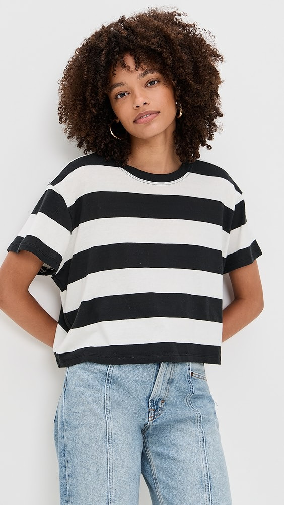 Printed Shrunken Boy Tee | Shopbop