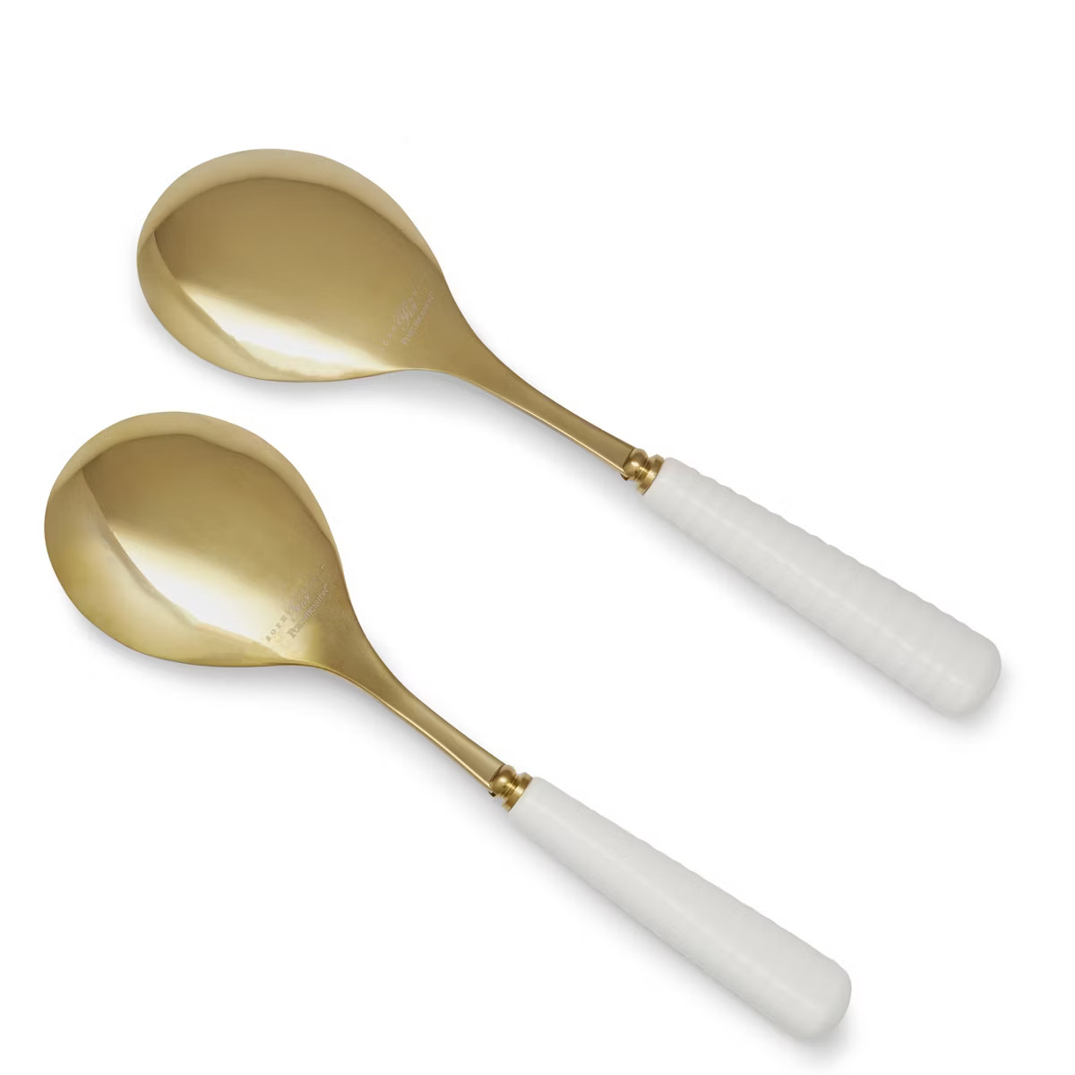 Portmeirion Sophie Conran Salad Servers, Set of 2 - Gold, 10 inch | Target