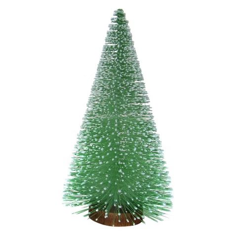 Bottle Brush Tree with Wood Base Mint 12"  -Threshold™ | Target