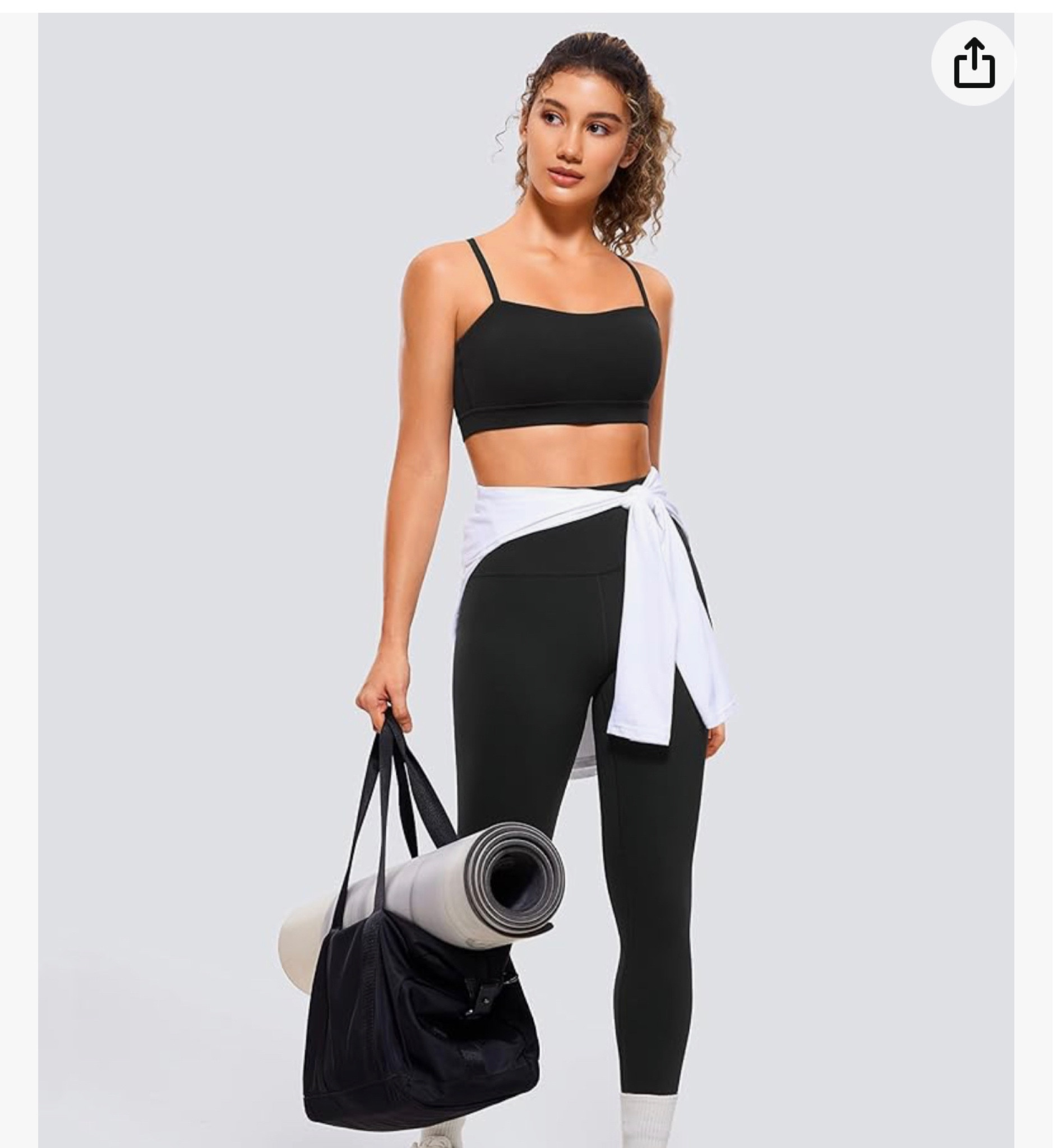 Lululemon dupe sports bra. Adjustable straps. Fits TTS. 

#LTKFitness #LTKTravel #LTKActive