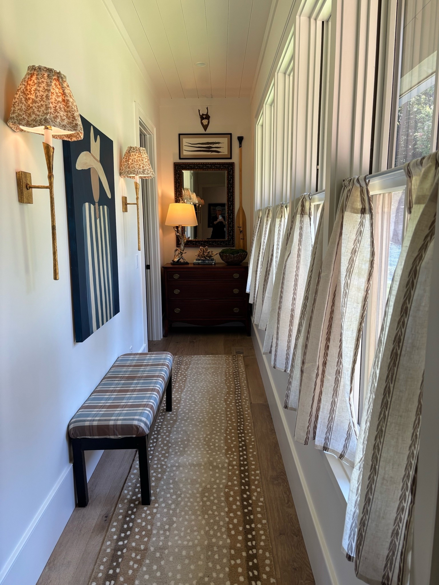 The $12 Amazon curtains that transformed this hall!