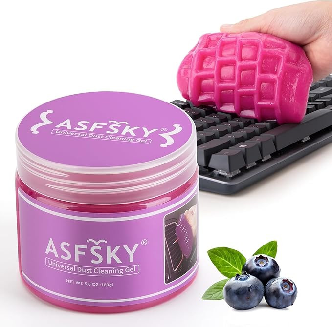 ASFSKY Keyboard Cleaner Universal Cleaning Gel,Slime for Detailing Car Interior Dust Putty Cleani... | Amazon (US)