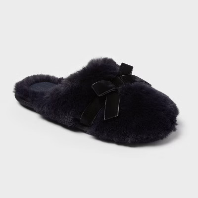 Women's Arbor Plush Scuff Slippers - Auden™ Blue S | Target