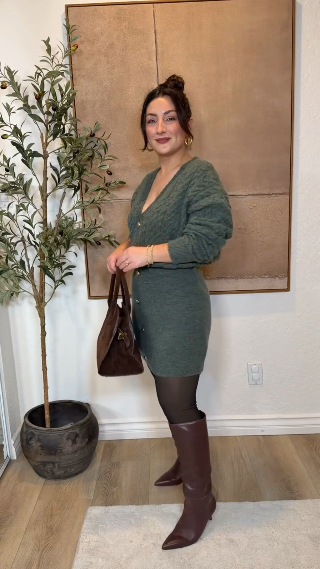 Fleece lined leggings from Amazon!! 

Dress from Cupshe! 
Use code: Mimi15 
Size small

Exact boots sold out but linked similar!


#LTKSaleAlert #LTKPetite #LTKHoliday