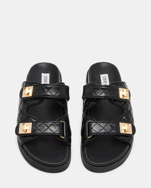 SCHMONA BLACK LEATHER | Steve Madden (US)