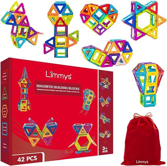 Limmys Magnetic Building Blocks – Unique Construction Toys for Boys and Girls – STEM Educatio... | Amazon (UK)