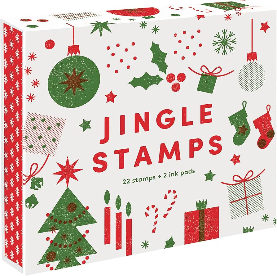 Princeton Architectural Press Jingle Stamps: 22 Stamps + 2 Ink Pads | Amazon (US)