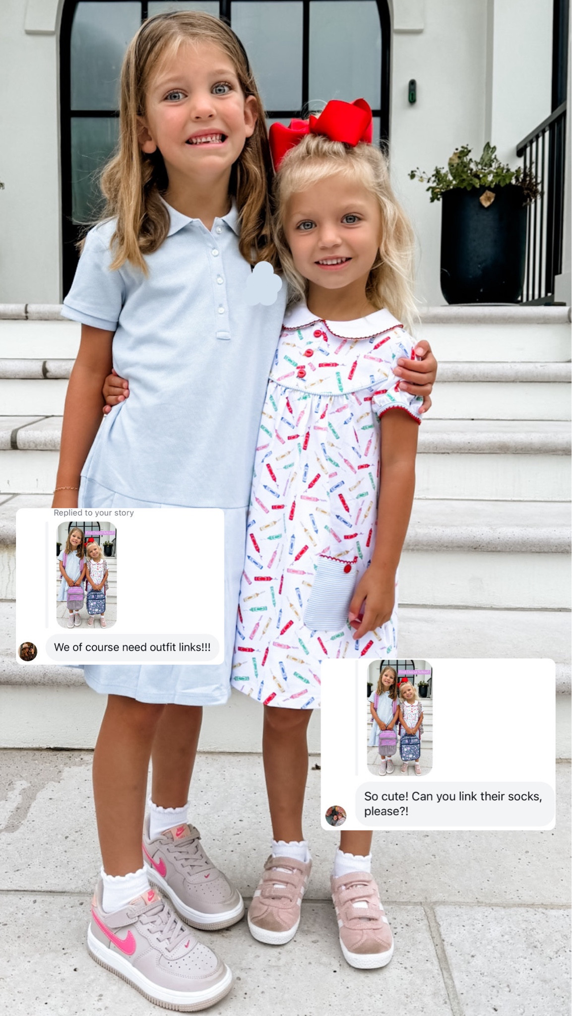 What the girls wore to school today! 

Loverly Grey, first day of schooll

#LTKBacktoSchool #LTKStyleTip #LTKSeasonal