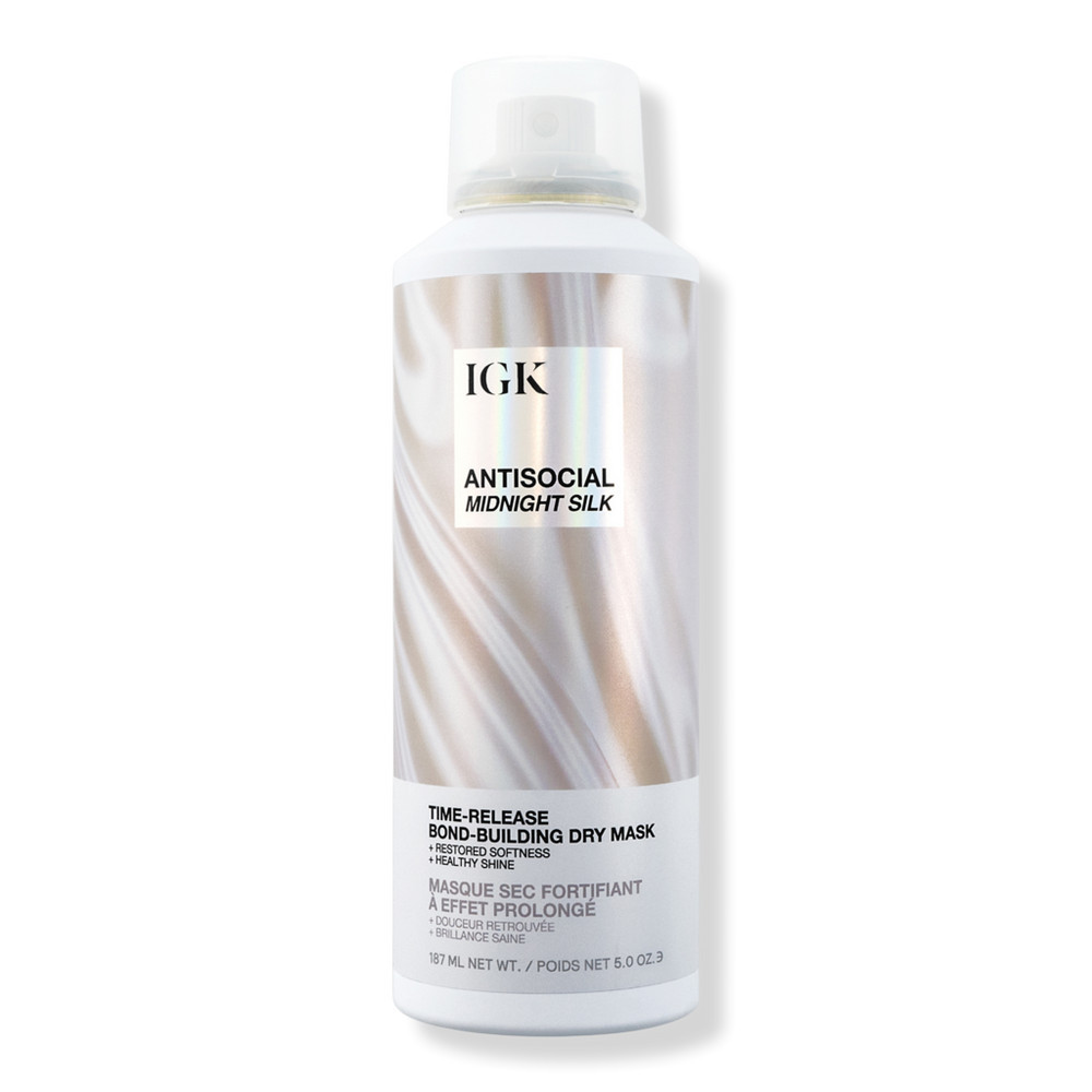 IGK Limited Edition Antisocial Midnight Silk Bond-Building Repair Dry Hair Mask | Ulta
