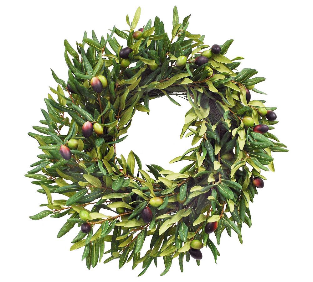 Faux Olive Wreath | Pottery Barn (US)