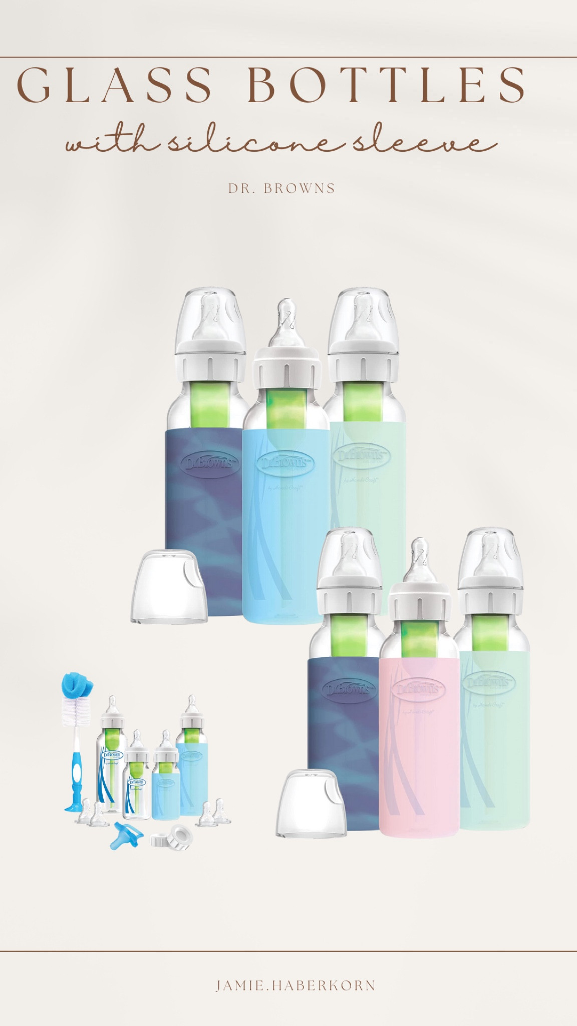 Dr. Browns glass bottle with silicone sleeve set - 


#babybottle #babymusthave #registry #babyregistryideas #glassbottles #toddler #baby 

#LTKbaby #LTKfamily #LTKkids