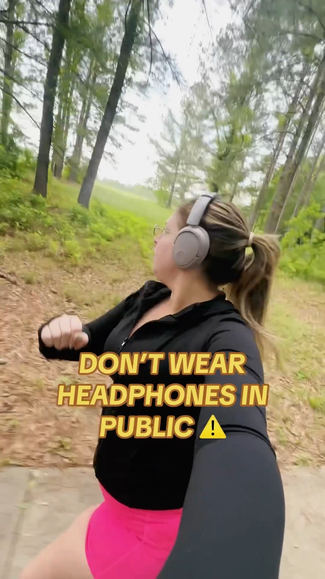Be aware mode is SO IMPORTANT! Some times I wear my headphones without listening to anything just to have them on be aware mode so everything is amplified around me… making me more aware of my surroundings 

#LTKSaleAlert #LTKActive #LTKFindsUnder100