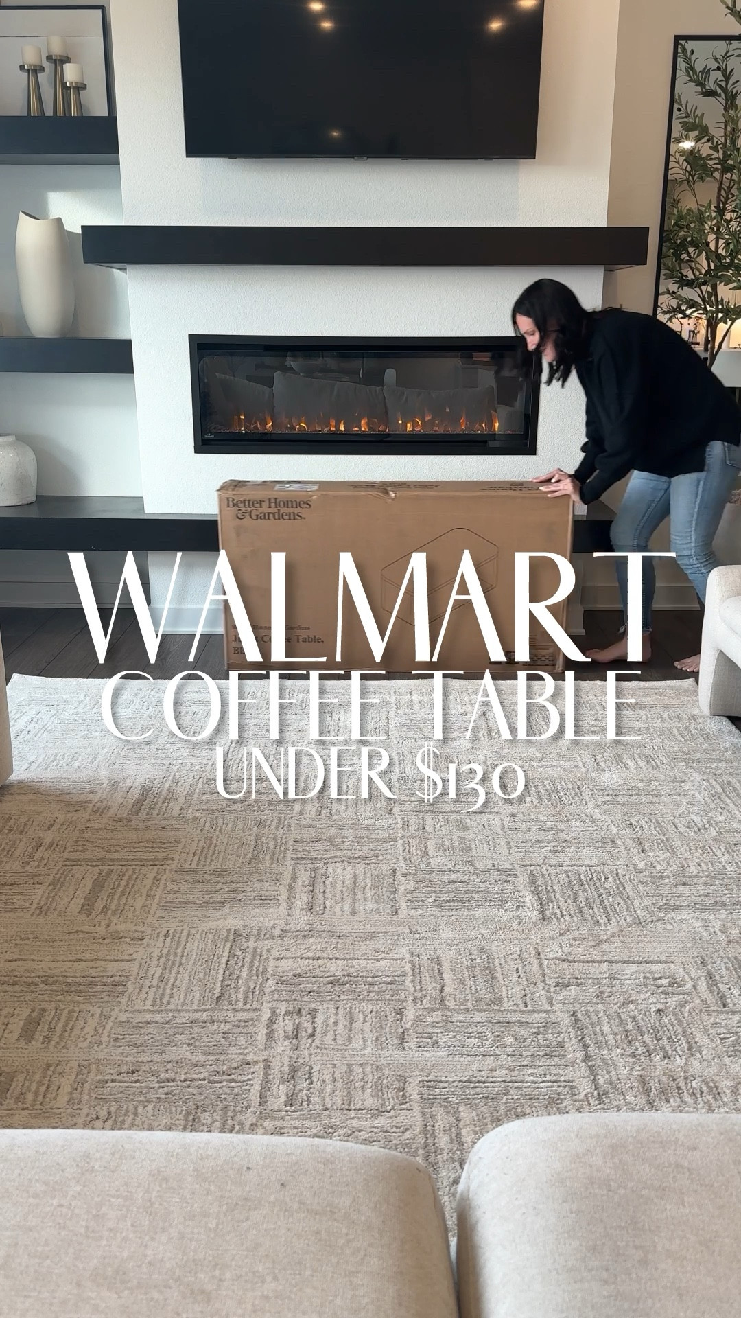 I cannot believe this coffee table is from Walmart and it’s under $130 🤯🤯. It gives me all the designer inspired vibes but at such an affordable price. I love that it comes in 3 colors black, oak and walnut. It was so easy to assemble too! Walmart came to play with this latest home decor find!

#LTKStyleTip #LTKVideo #LTKHome