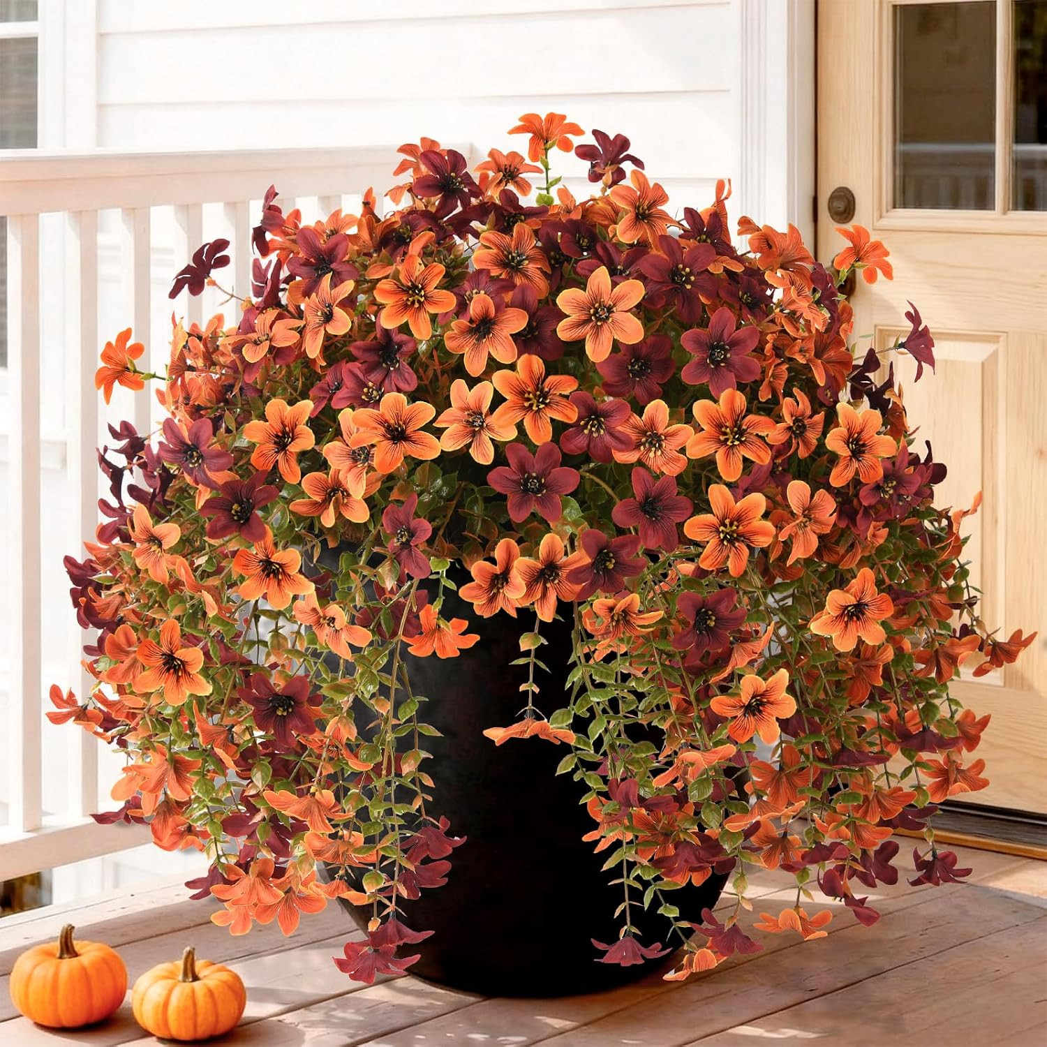 Artificial Hanging Flowers for Outdoors Fall Decoration | Amazon (US)