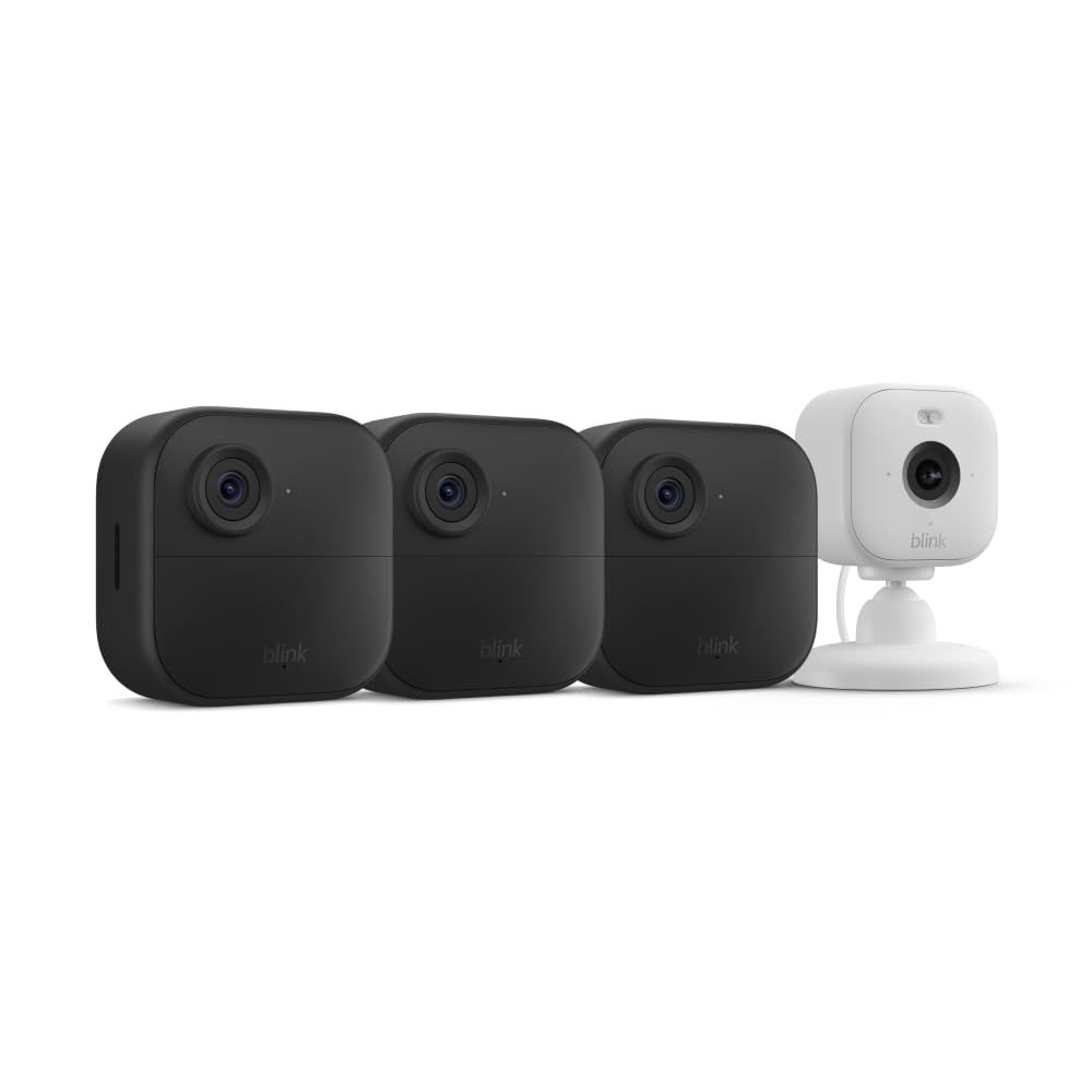 Blink Outdoor 4 + Blink Mini 2 — Smart security cameras, two-way talk, HD live view, motion det... | Amazon (US)