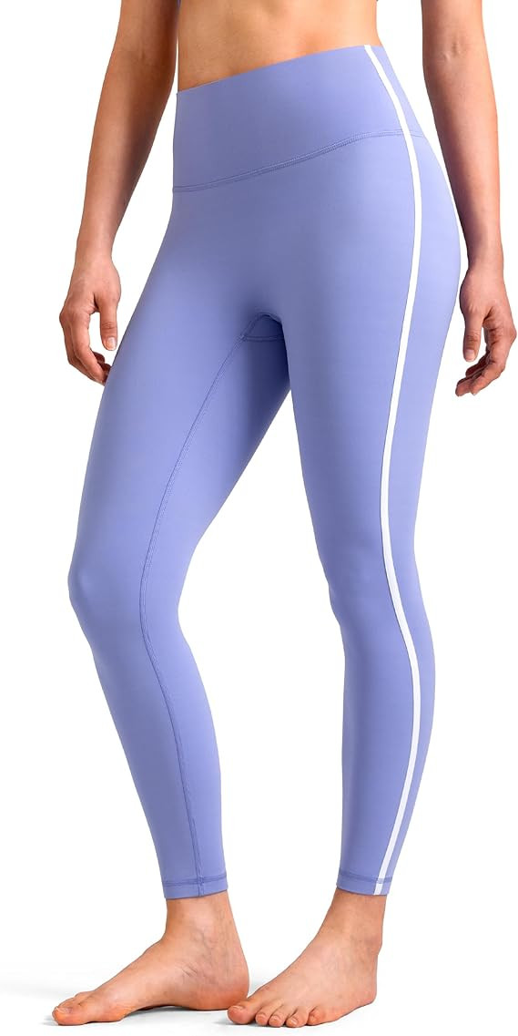 Colorfulkoala Women's Dreamlux No Front Seam High Waist Yoga Leggings with Contrast Trim 25" Inse... | Amazon (US)