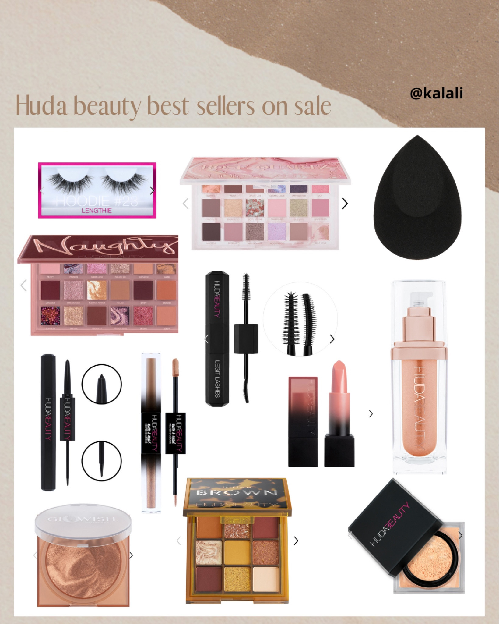 20% of all huda beauty make up. Sale ends tonight at 11:59pm PT. Use code: HUDA20 
.
.
.
#ltksale
#makeup
#beauty
#skincare
#bestmakeup
#deal
#deals
#ltksale
#ltkunder100
#ltkunder50

#LTKbeauty #LTKunder100 #LTKSale