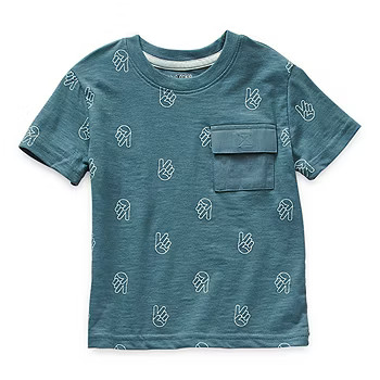 Okie Dokie Toddler Boys Crew Neck Short Sleeve T-Shirt | JCPenney