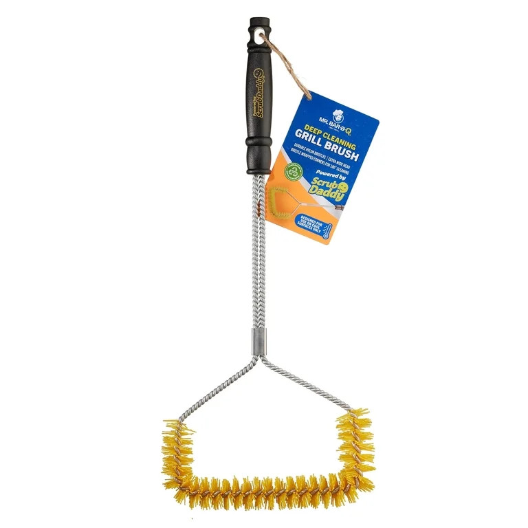 Mr. Bar-B-Q U-Shaped Grill Brush Powered by Scrub Daddy | Walmart (US)